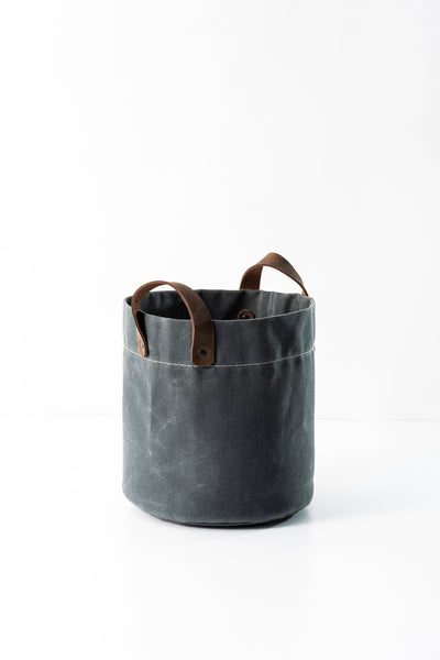 Waxed Canvas Planter Covers
