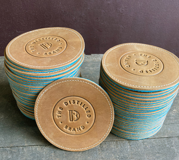 Roughman Company Logo Coasters