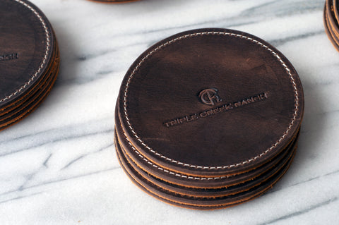 Roughman Company Logo Coasters