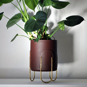 Queen Plant Stand-Brazil Brown