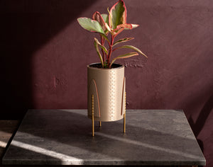 Mini Queen Planter -Pearl