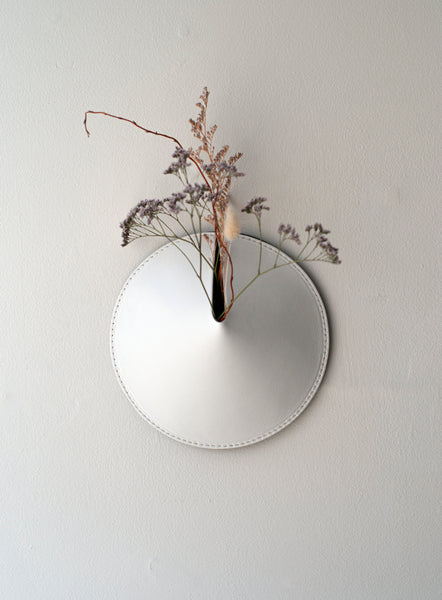 3D Wall Vase / Pure White